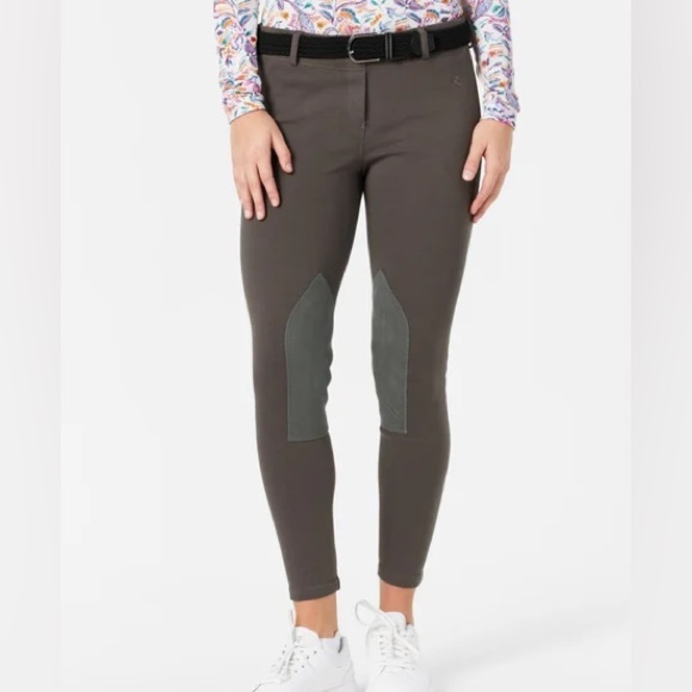 HORZE FLEECE PULL ON EQUESTRIAN LEGGINGS SIZE 26 / 4